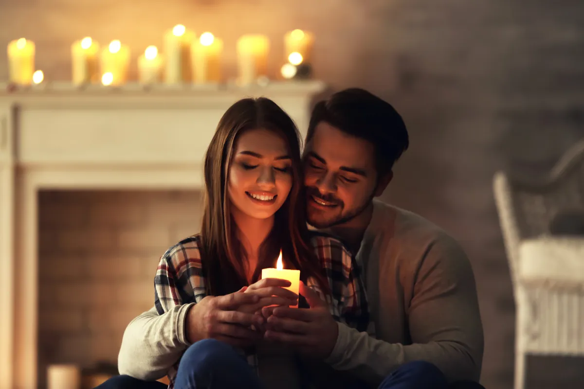 Small-batch candle making and finishing process for consistent product quality.