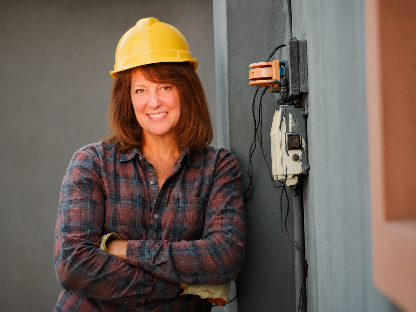 HVAC technician servicing residential heating and cooling equipment