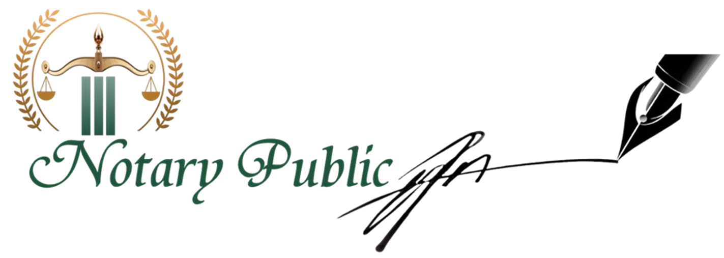 Close-up notary stamp being held during document signing