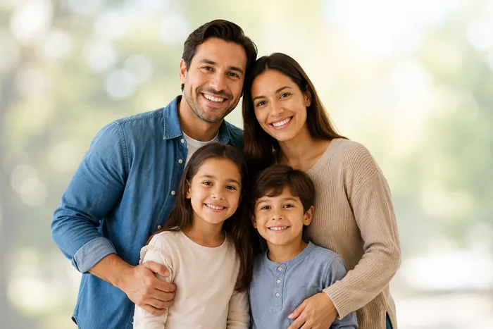 Insurance policy details prepared for family coverage review