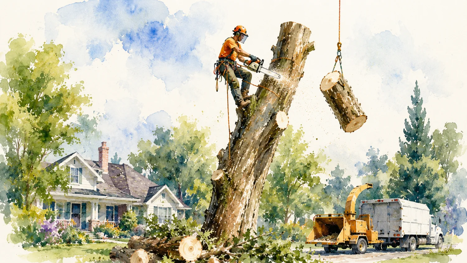 American Tree Experts professional tree service work