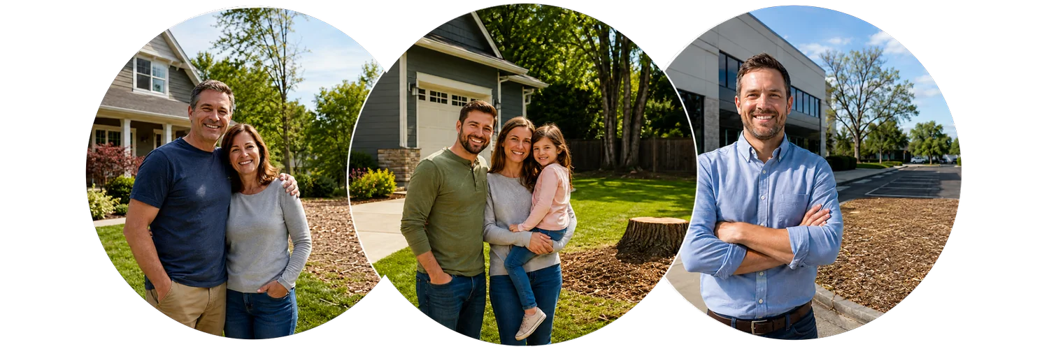 Happy satisfied American Tree Experts customers