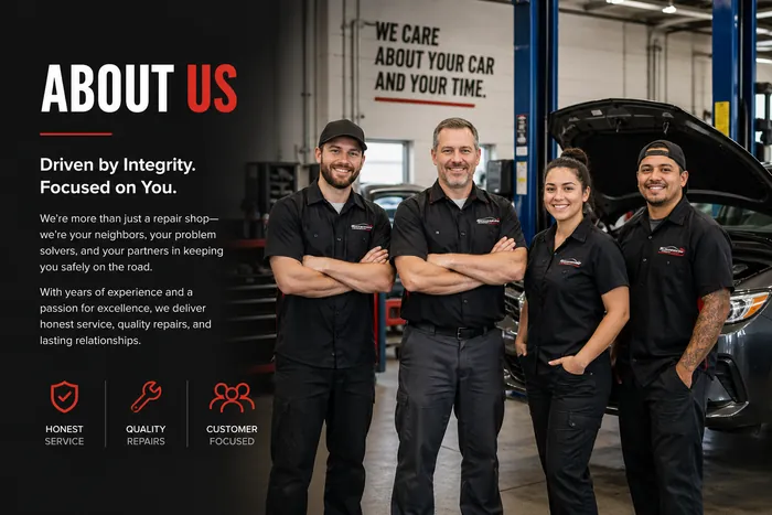 Premier Auto Repair Shop team providing professional customer-centered auto service