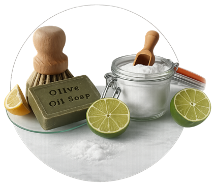 Handcrafted soap and candle products arranged for boutique shoppers and thoughtful gifting.