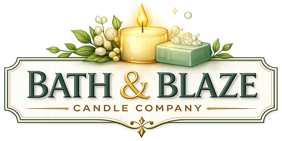 Bath & Blaze Candle Company logo
