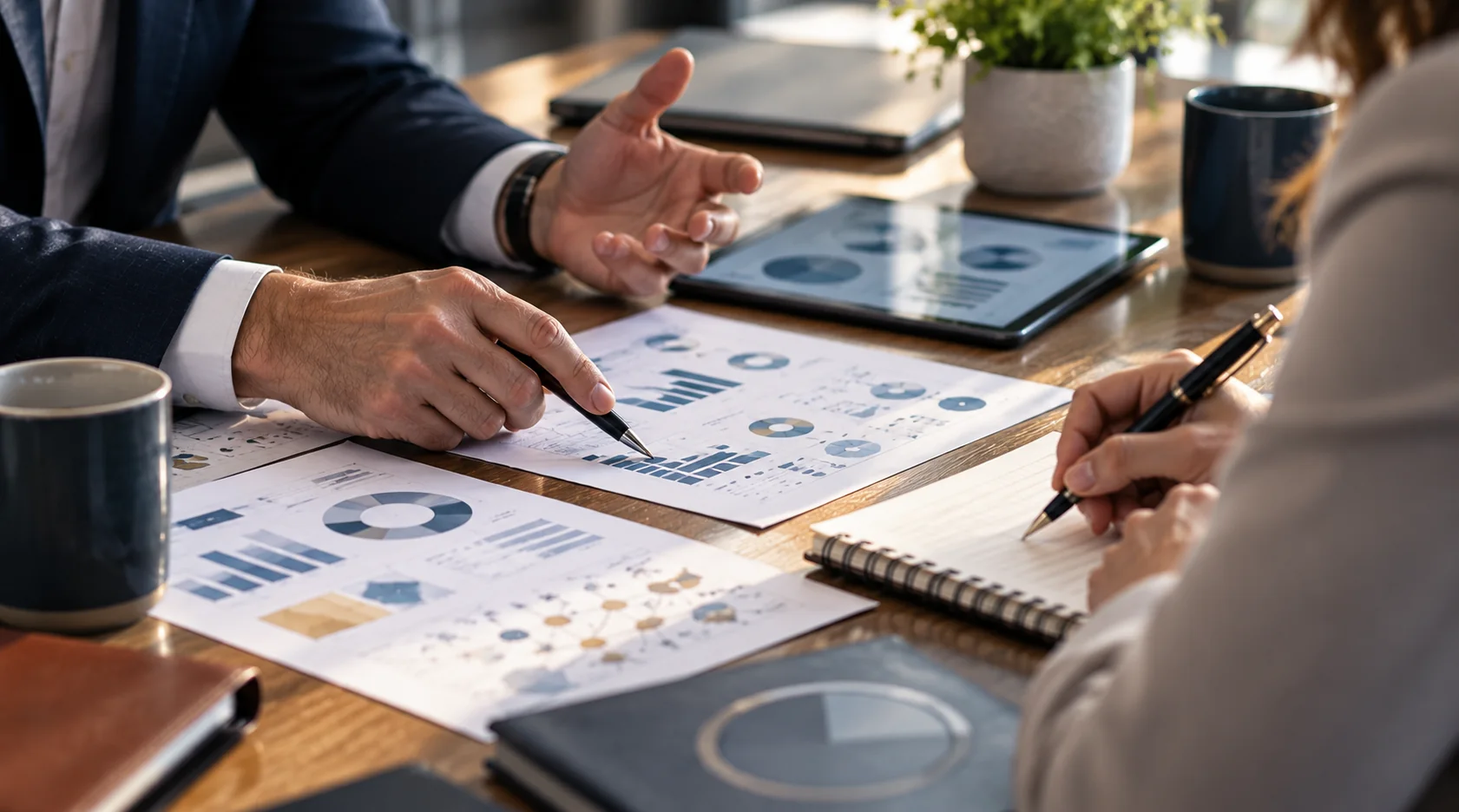 Close business discussion focused on qualification criteria and buying signals