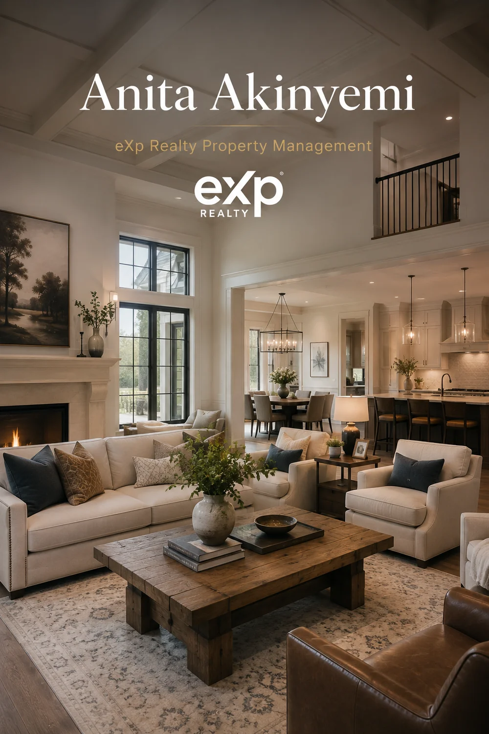 Service professional caring for the interior of a residential property