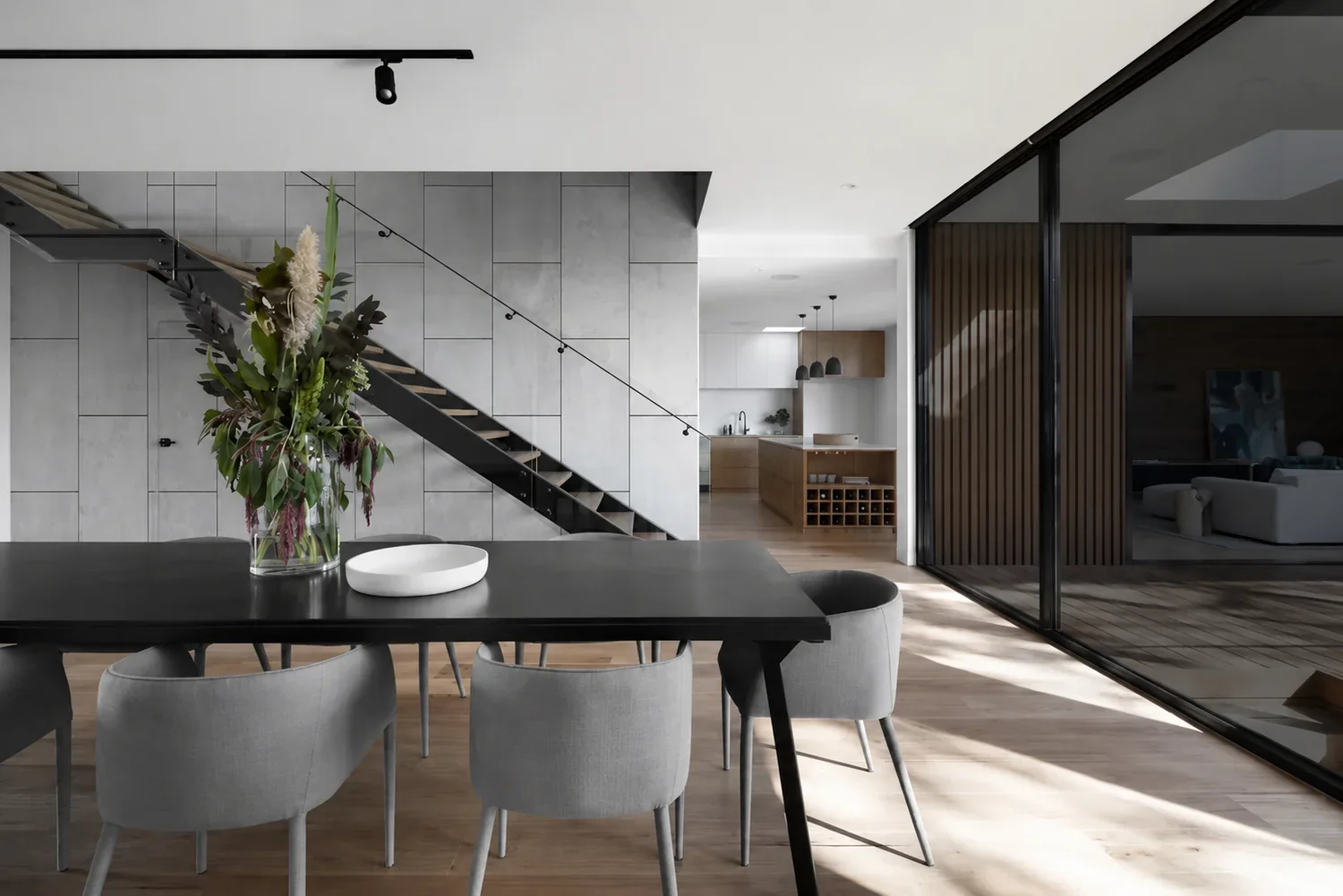 Modern residential space prepared for property marketing and leasing