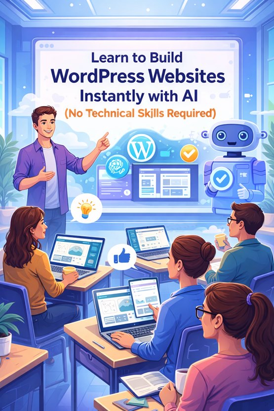 AI WordPress training with live one-on-one Zoom guidance