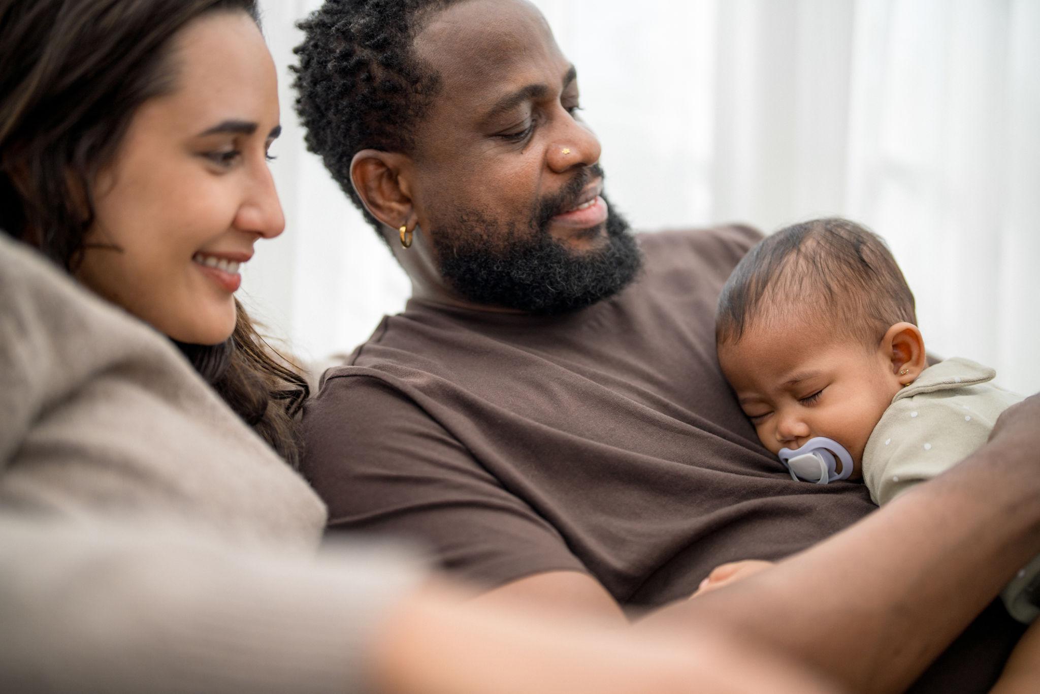 Family and caregiver in a welcoming pediatric medical daycare setting