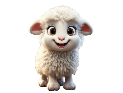 Snuggles lamb mascot