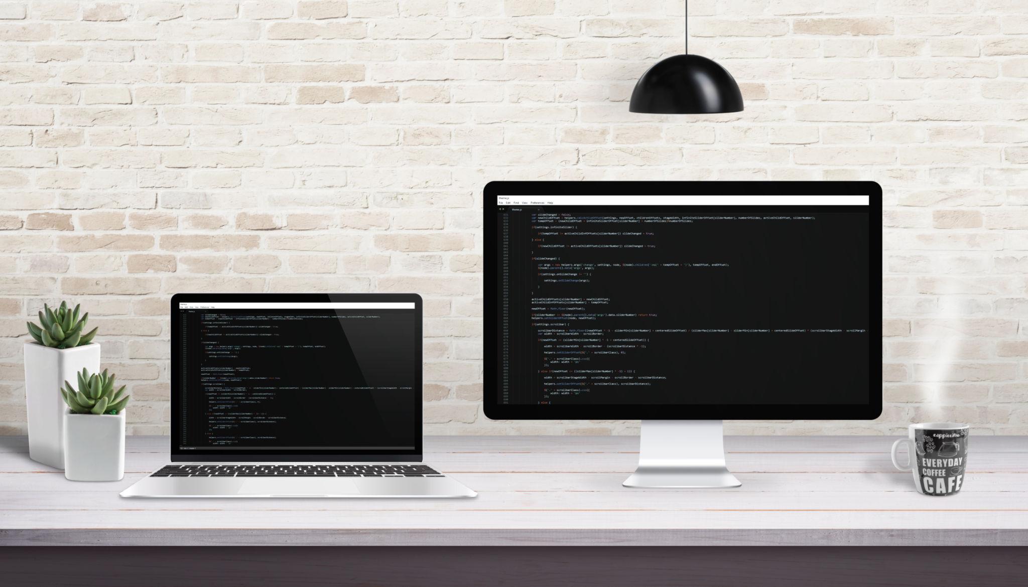 Portfolio showcase workspace with multiple website screens