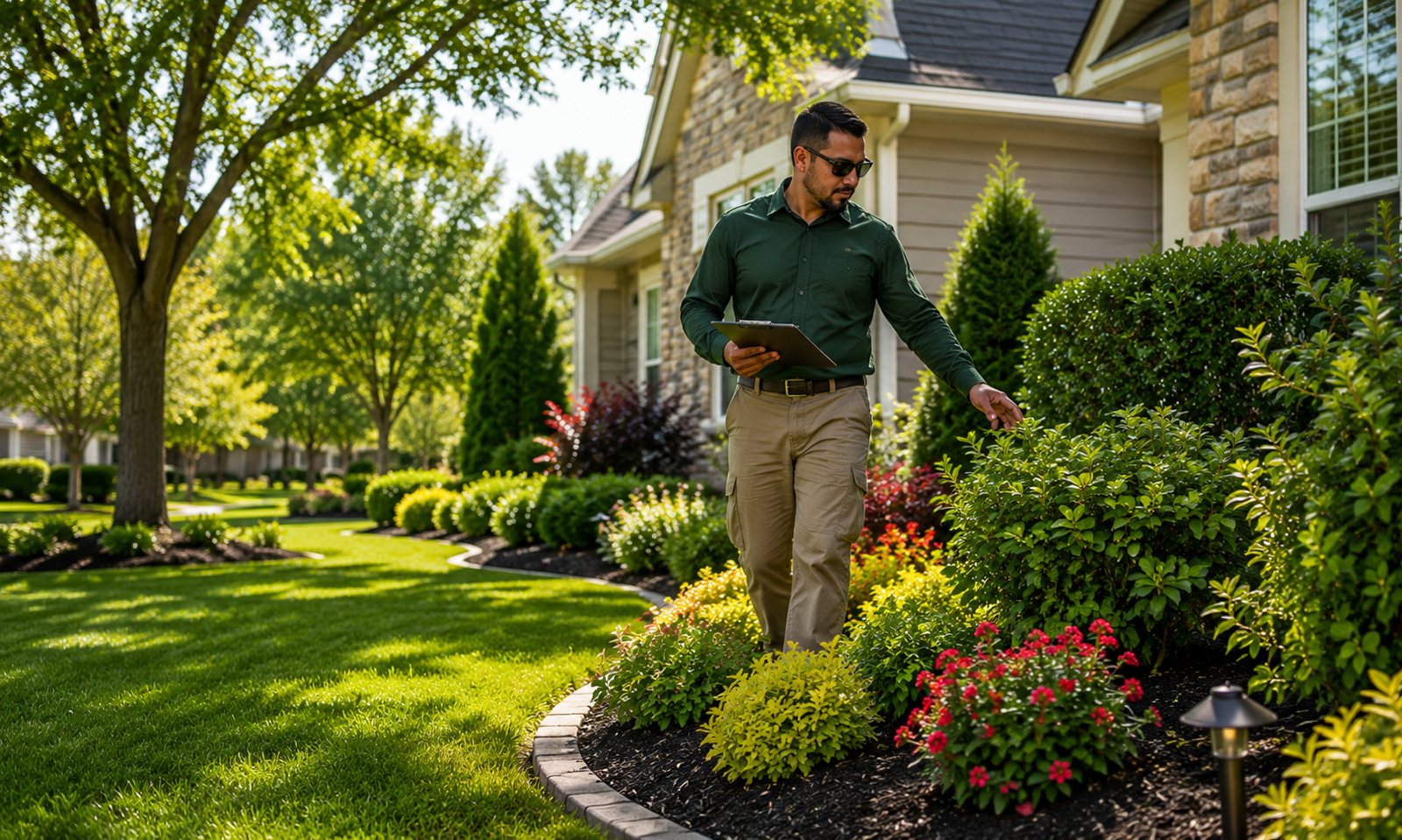 Luis Landscaping Service outdoor property improvement work