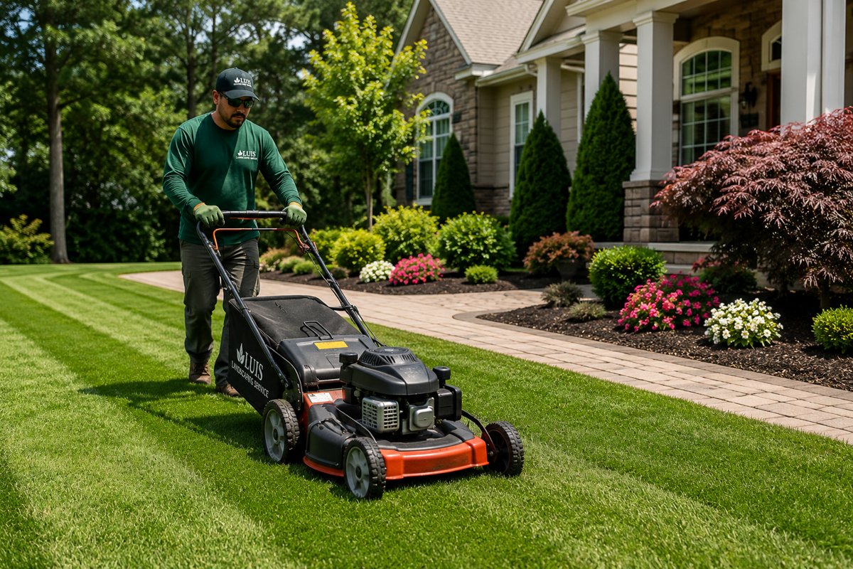 Professional lawn mowing and lawn maintenance