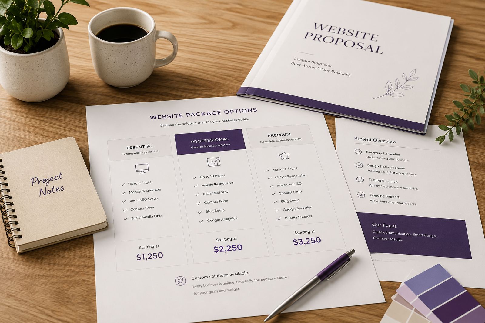 Professional website consultation and planning
