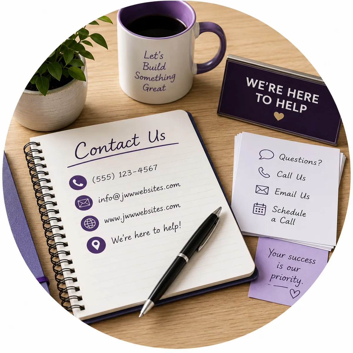 Business project planning workspace